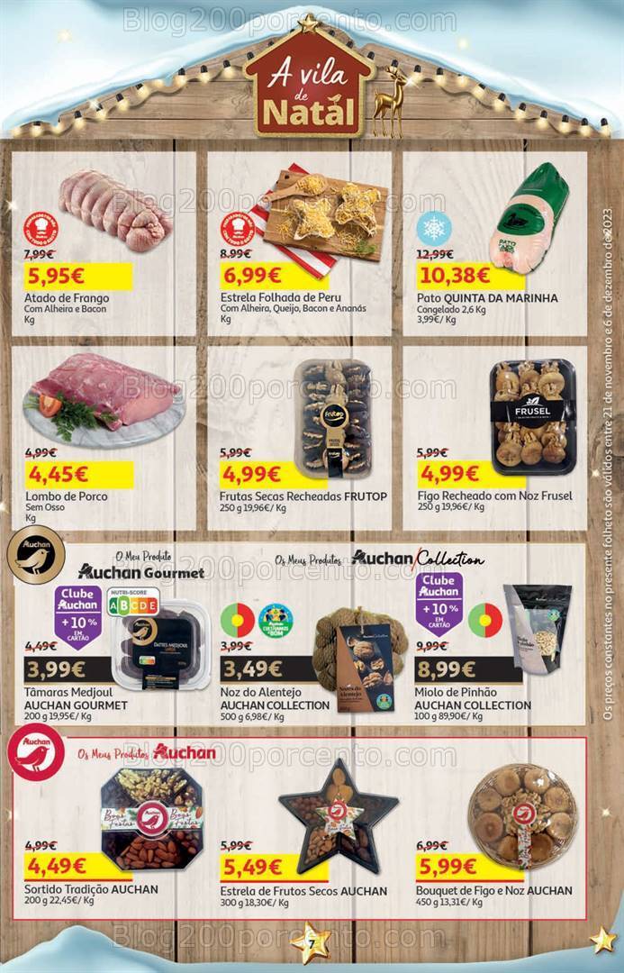 Antevisão Folheto AUCHAN Presentes de Natal + Promoções de 21 novembro a 6 dezembro