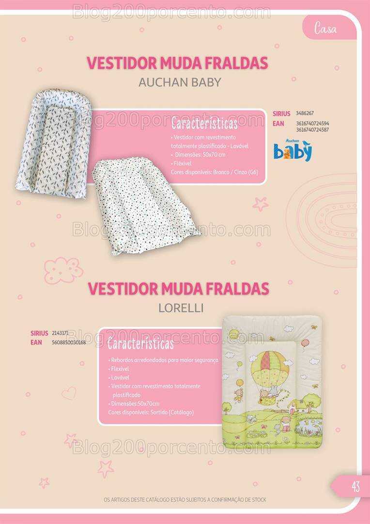 Antevisão Catálogo AUCHAN Puericultura até 31 dezembro 2024
