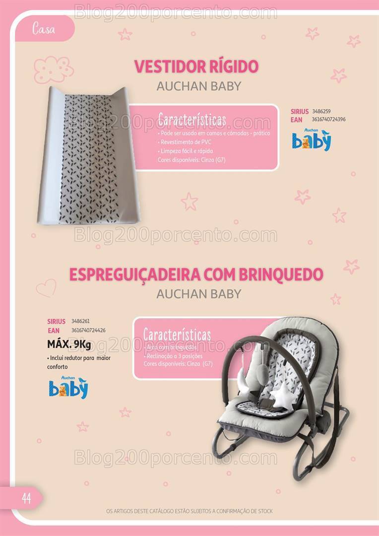 Antevisão Catálogo AUCHAN Puericultura até 31 dezembro 2024