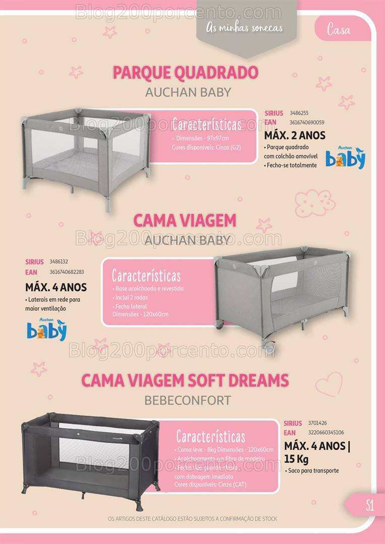 Antevisão Catálogo AUCHAN Puericultura até 31 dezembro 2024