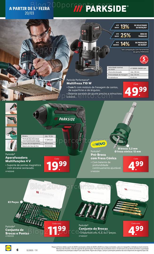 Antevisão Folheto LIDL Bazar Promoções de 20 a 26 março