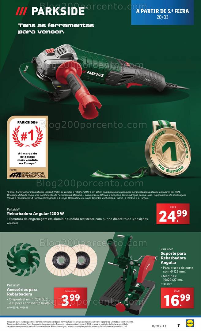 Antevisão Folheto LIDL Bazar Promoções de 20 a 26 março