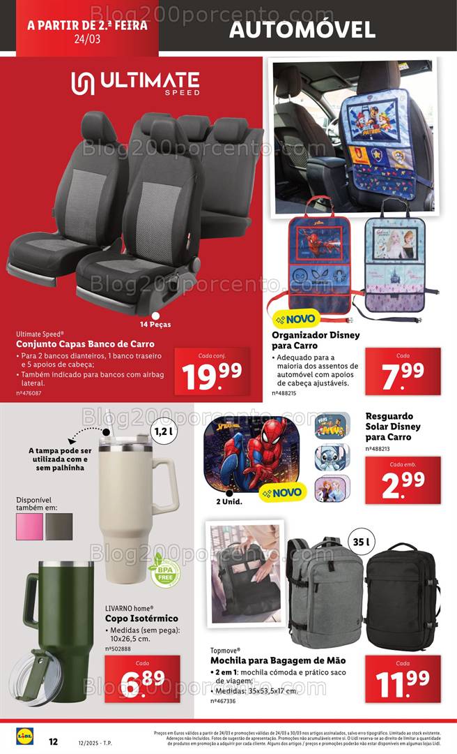 Antevisão Folheto LIDL Bazar Promoções de 20 a 26 março