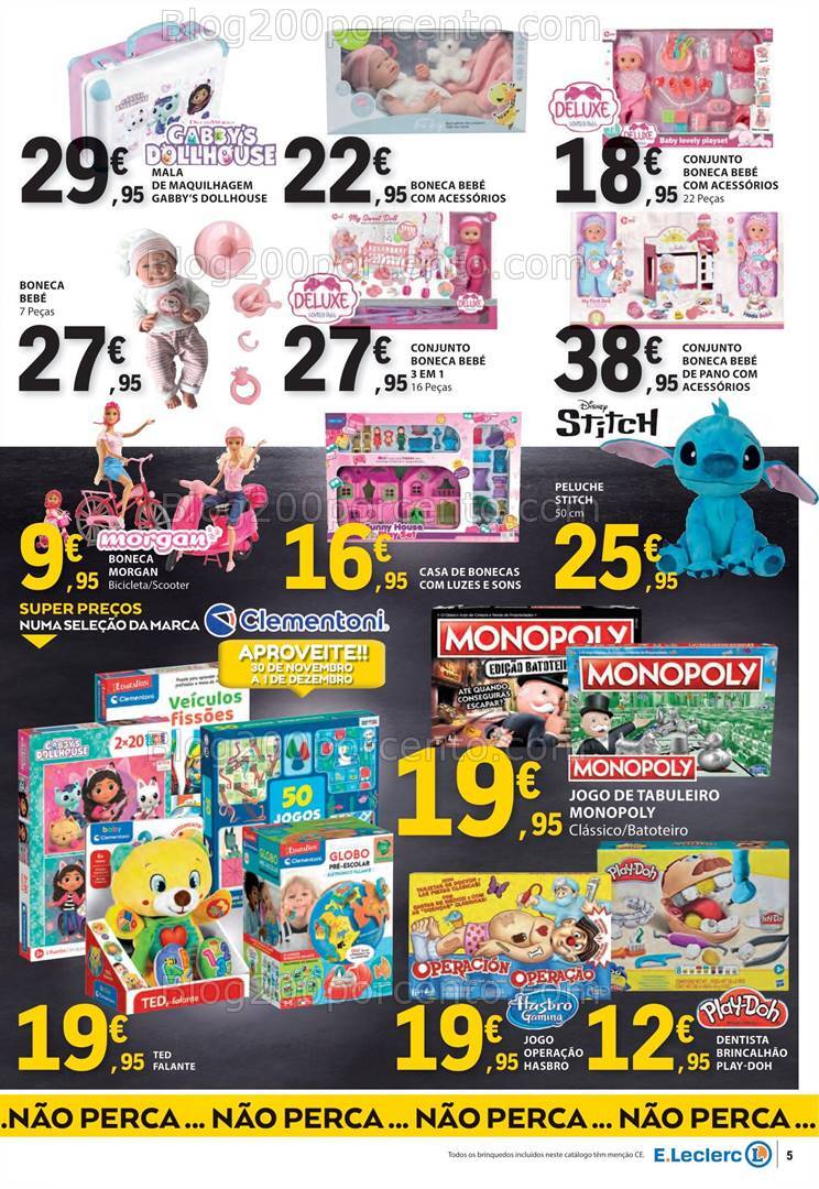 Antevisão Folheto E-LECLERC Black Friday - Weekend Promoções de 29 novembro a 1 dezembro