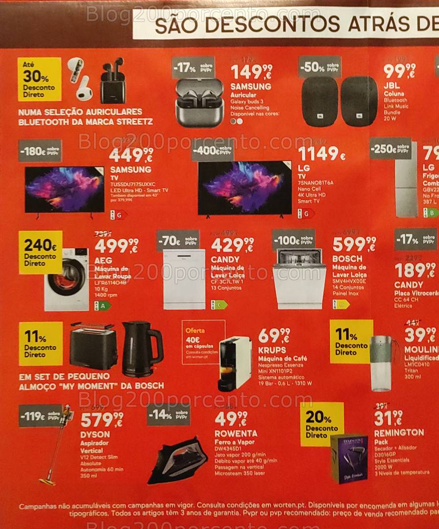 Antevisão Folheto WORTEN Bonus Days Promoções de 17 e 20 janeiro