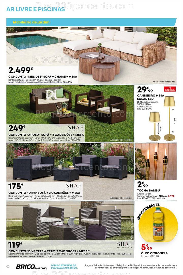 Antevisão Folheto BRICOMARCHÉ Promoções de 15 maio a 13 julho all