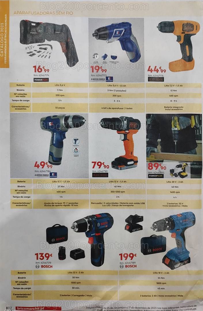 Antevisão Folheto BRICOMARCHÉ Promoções de 25 novembro a 17 dezembro