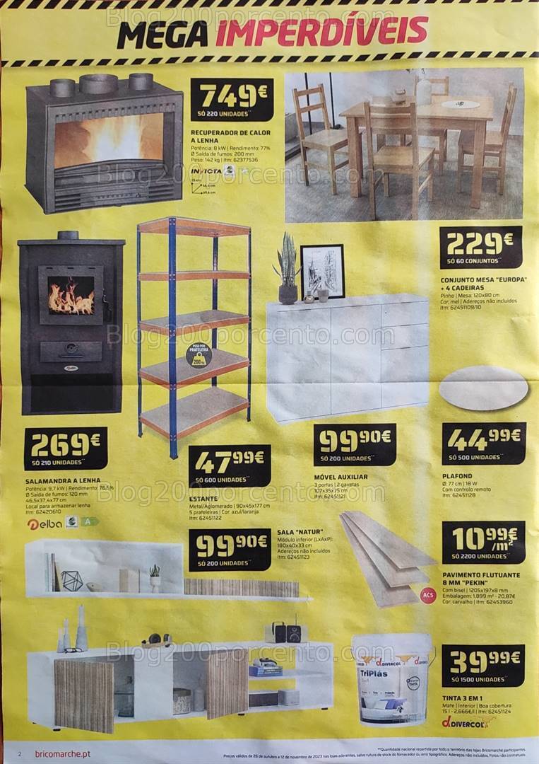 Antevisão Folheto BRICOMARCHÉ Promoções de 26 outubro a 12 novembro
