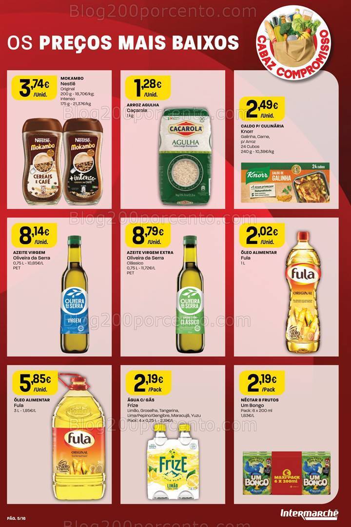 Antevisão Folheto INTERMARCHÉ Cabaz Compromisso Promoções de 4 abril a 29 maio