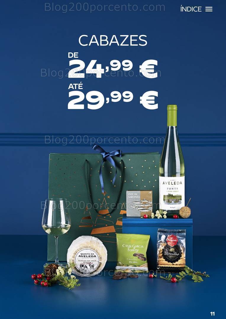 Antevisão Folheto CONTINENTE Cabazes de Natal Promoções de 15 setembro a 6 janeiro