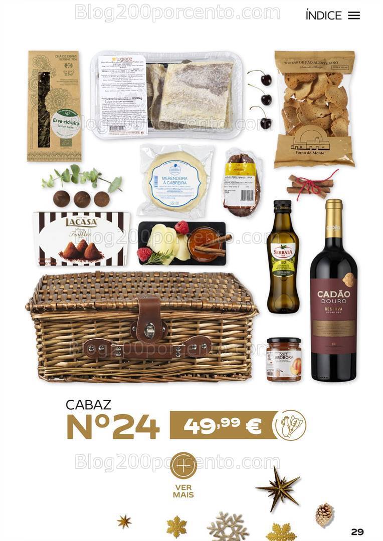 Antevisão Folheto CONTINENTE Cabazes de Natal Promoções de 15 setembro a 6 janeiro