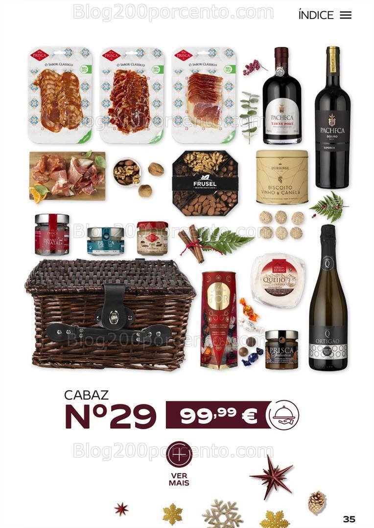 Antevisão Folheto CONTINENTE Cabazes de Natal Promoções de 15 setembro a 6 janeiro
