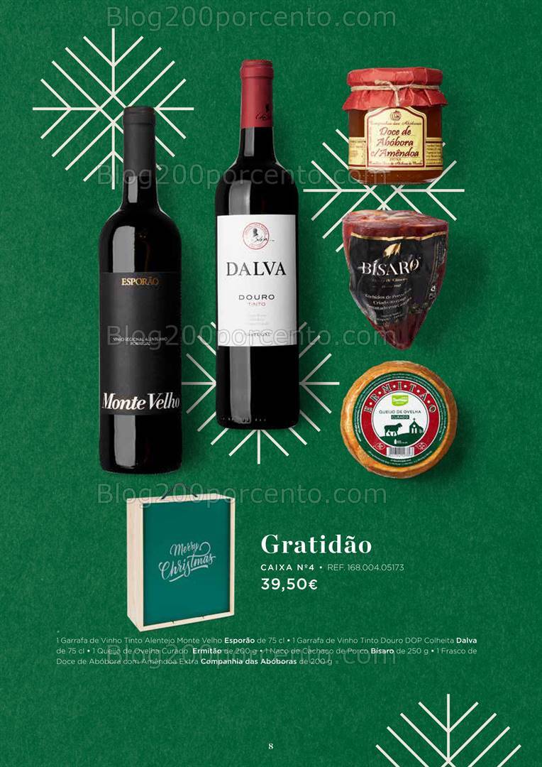 Antevisão Folheto EL CORTE INGLÉS Cabazes de Natal - 18 outubro a 24 dezembro