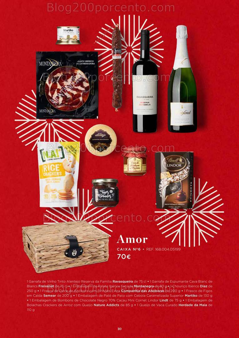 Antevisão Folheto EL CORTE INGLÉS Cabazes de Natal - 18 outubro a 24 dezembro