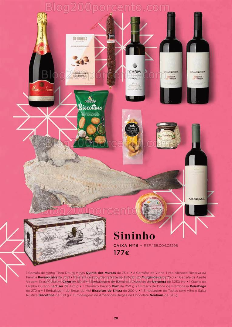 Antevisão Folheto EL CORTE INGLÉS Cabazes de Natal - 18 outubro a 24 dezembro