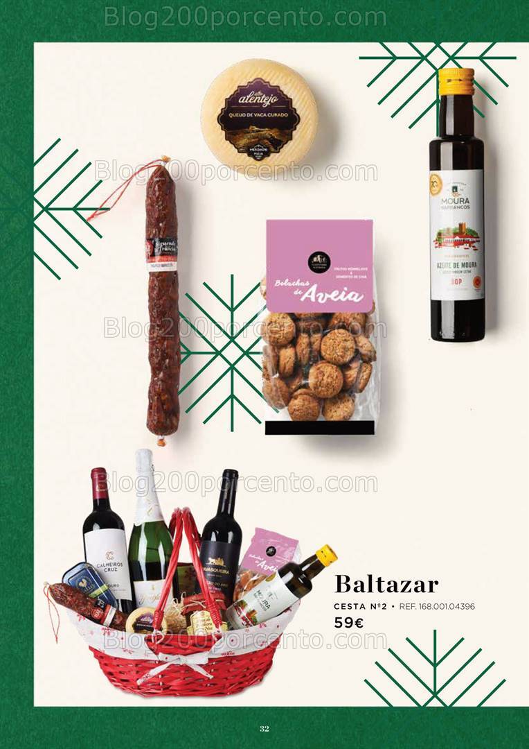 Antevisão Folheto EL CORTE INGLÉS Cabazes de Natal - 18 outubro a 24 dezembro