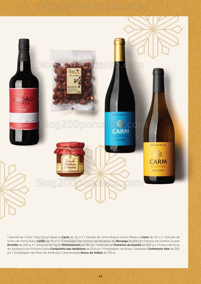 Antevisão Folheto EL CORTE INGLÉS Cabazes de Natal - 18 outubro a 24 dezembro