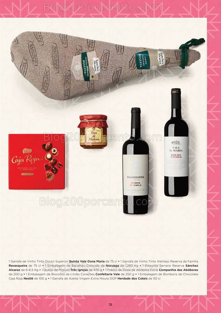 Antevisão Folheto EL CORTE INGLÉS Cabazes de Natal - 18 outubro a 24 dezembro