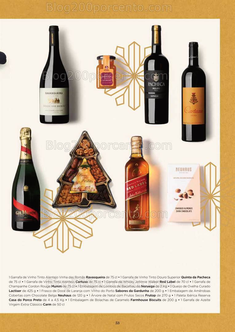 Antevisão Folheto EL CORTE INGLÉS Cabazes de Natal - 18 outubro a 24 dezembro