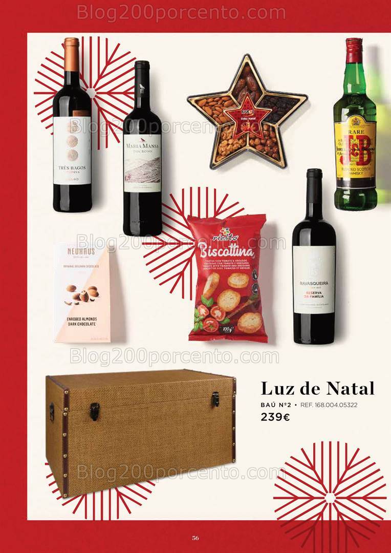 Antevisão Folheto EL CORTE INGLÉS Cabazes de Natal - 18 outubro a 24 dezembro