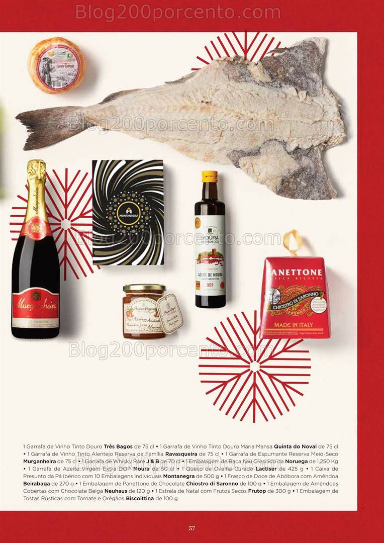 Antevisão Folheto EL CORTE INGLÉS Cabazes de Natal - 18 outubro a 24 dezembro