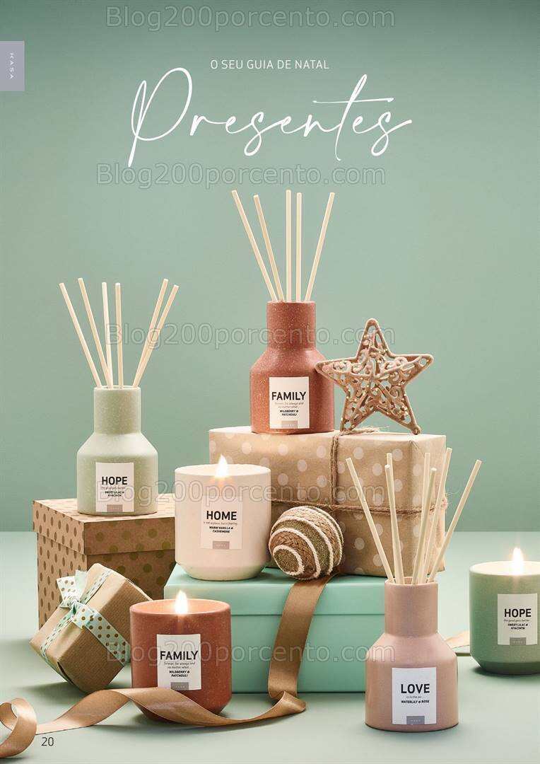 Antevisão Folheto CONTINENTE Catálogo Decoração Natal Kasa -21 novembro a 24 dezembro