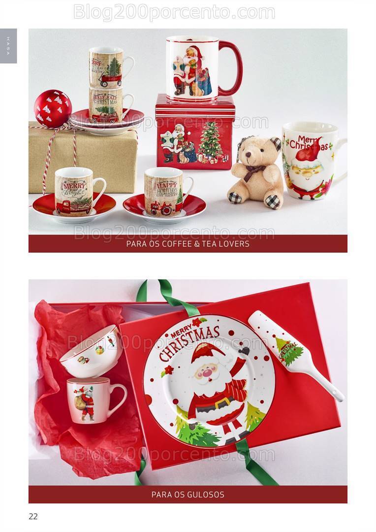 Antevisão Folheto CONTINENTE Catálogo Decoração Natal Kasa -21 novembro a 24 dezembro
