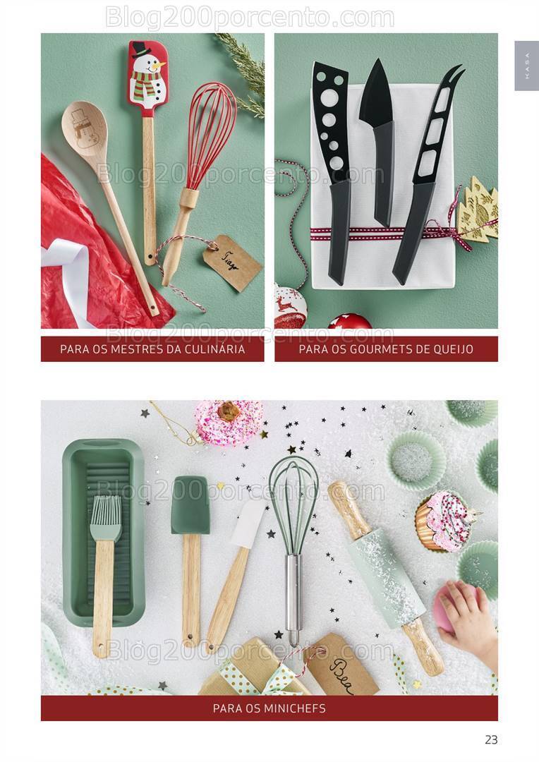 Antevisão Folheto CONTINENTE Catálogo Decoração Natal Kasa -21 novembro a 24 dezembro