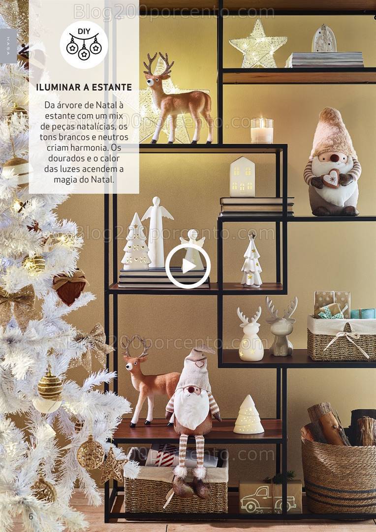 Antevisão Folheto CONTINENTE Catálogo Decoração Natal Kasa -21 novembro a 24 dezembro