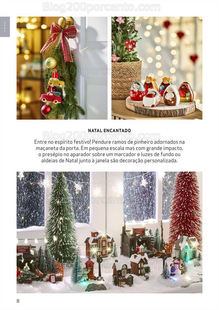 Antevisão Folheto CONTINENTE Catálogo Decoração Natal Kasa -21 novembro a 24 dezembro