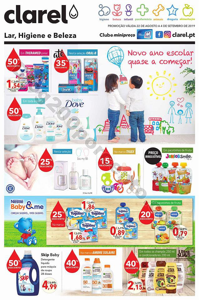 Antevisão Folheto CLAREL Promoções de 22 agosto a 4 setembro p1.jpg