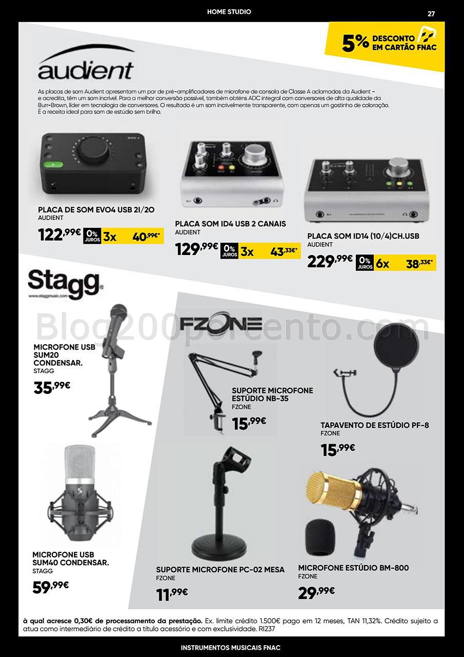 Antevisão Folheto FNAC Instrumentos Musicais Promoções de 1 outubro a 31 dezembro p27.jpg