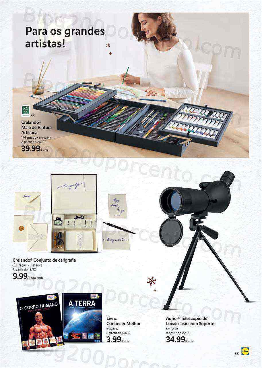 Antevisão Folheto LIDL Bazar Natal Promoções a partir de 31 outubro