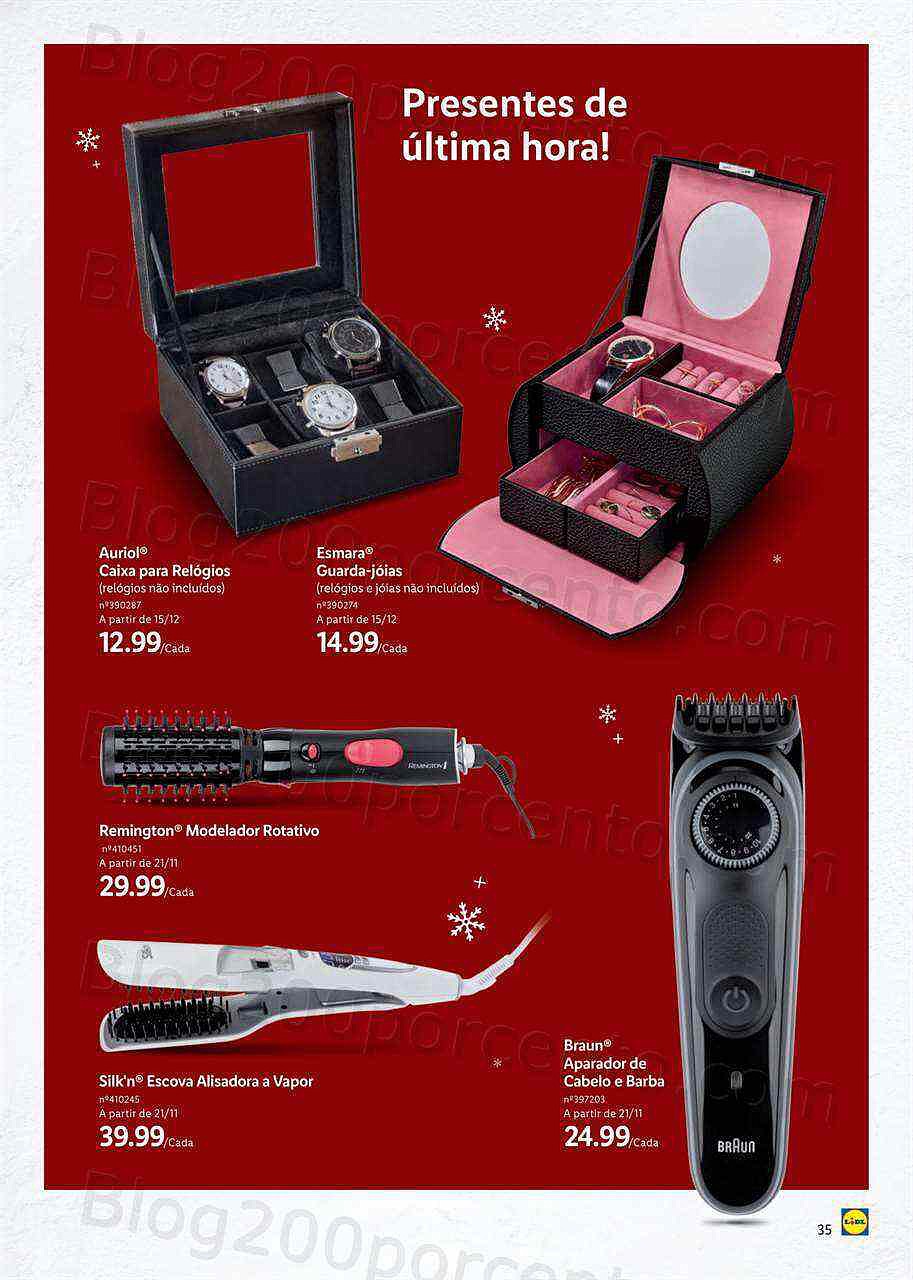 Antevisão Folheto LIDL Bazar Natal Promoções a partir de 31 outubro