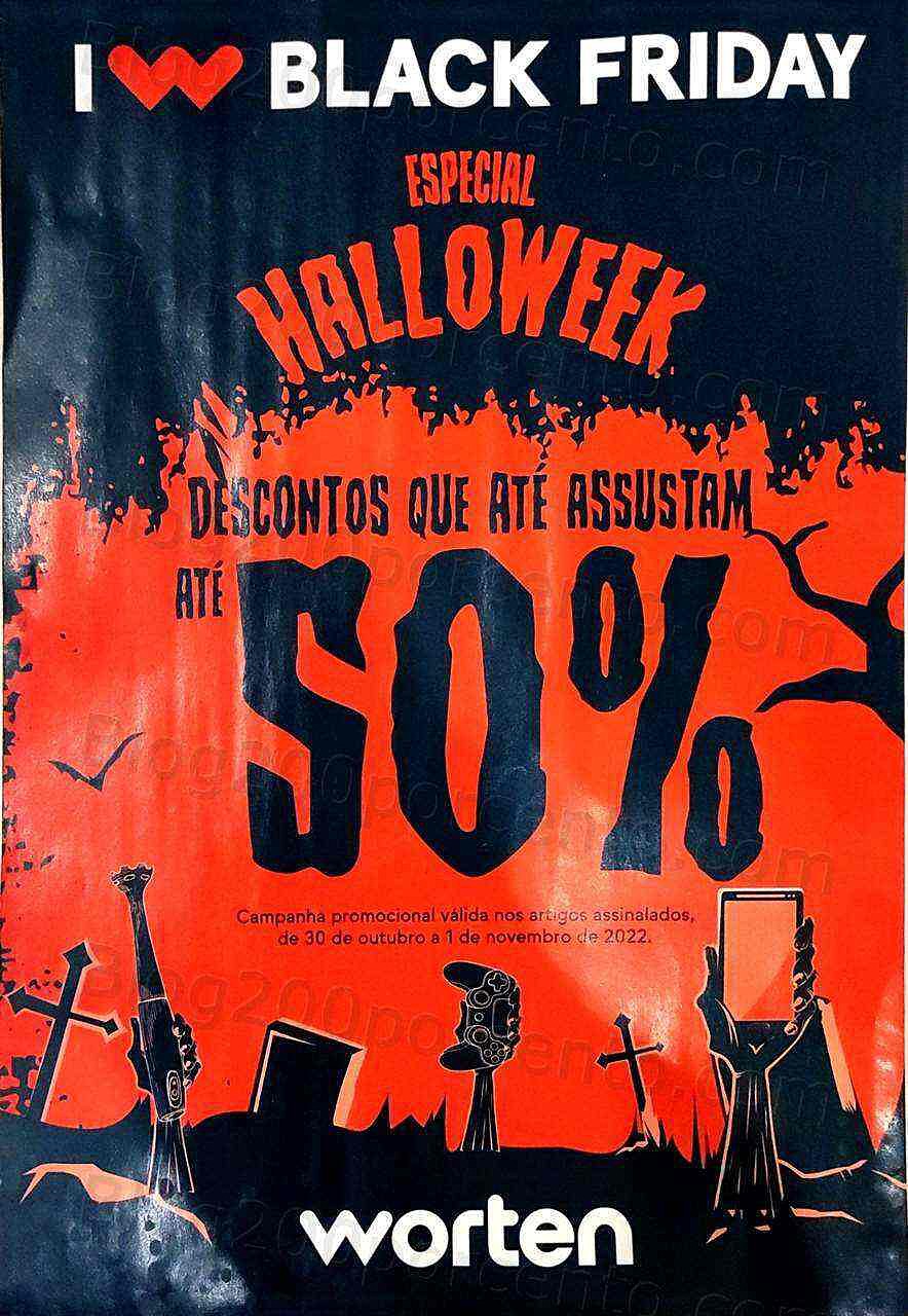 Antevisão Folheto WORTEN Halloweek Promoções até 1 novembro