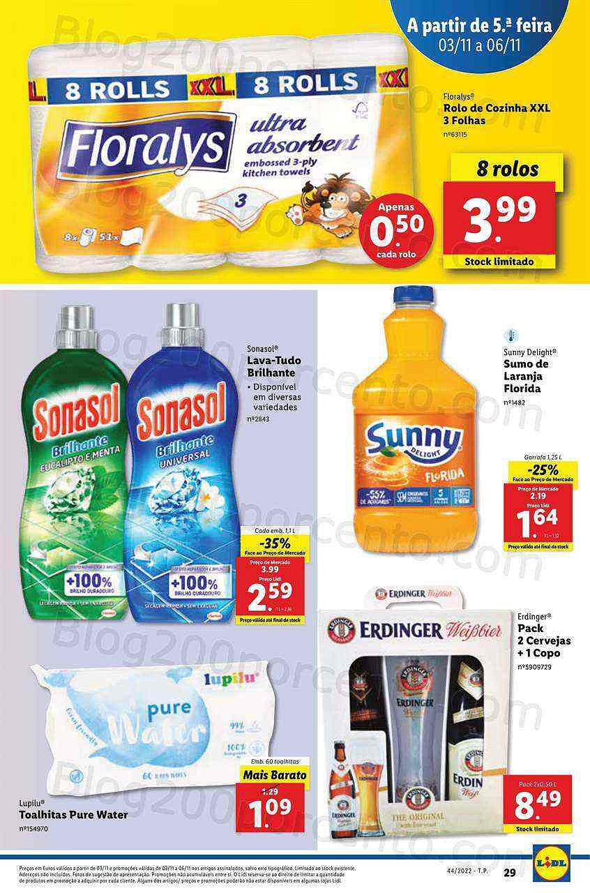 Antevisão Folheto LIDL Promoções de 31 outubro a 6 novembro - Edição Digital