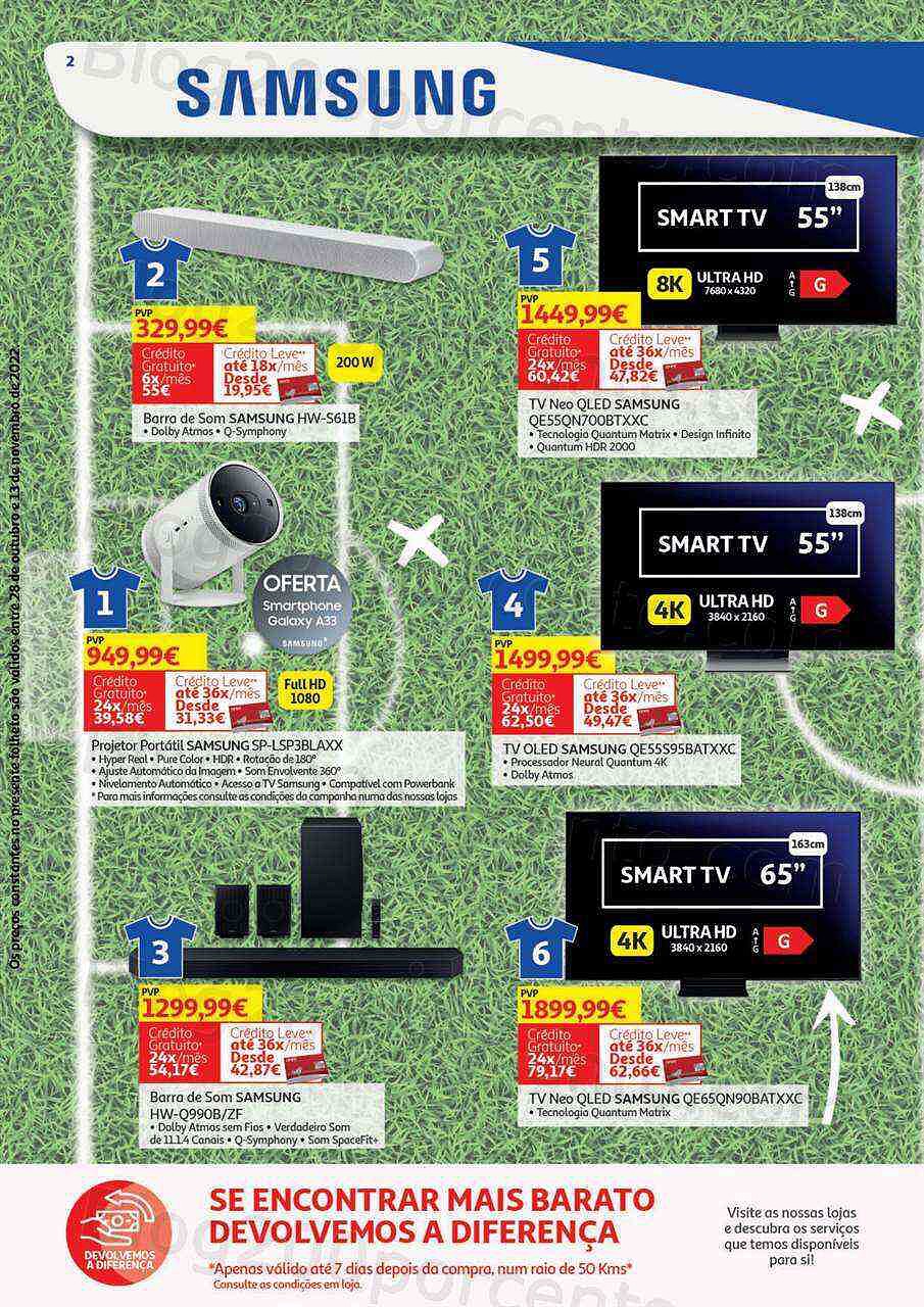 Antevisão Folheto AUCHAN Tecnologia Promoções de 28 outubro a 13 novembro