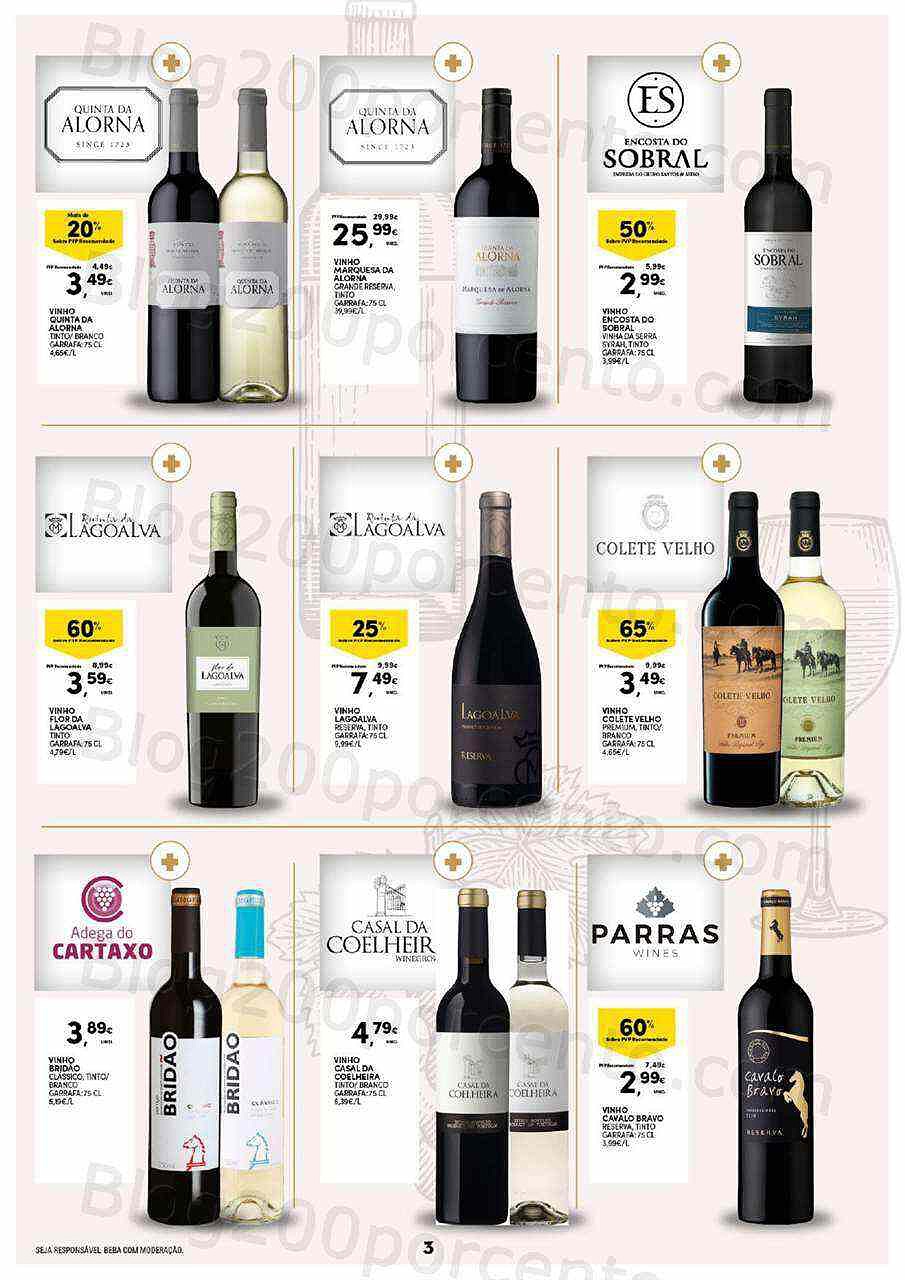 Antevisão Folheto CONTINENTE Feira Vinhos Tejo Promoções de 18 a 30 outubro