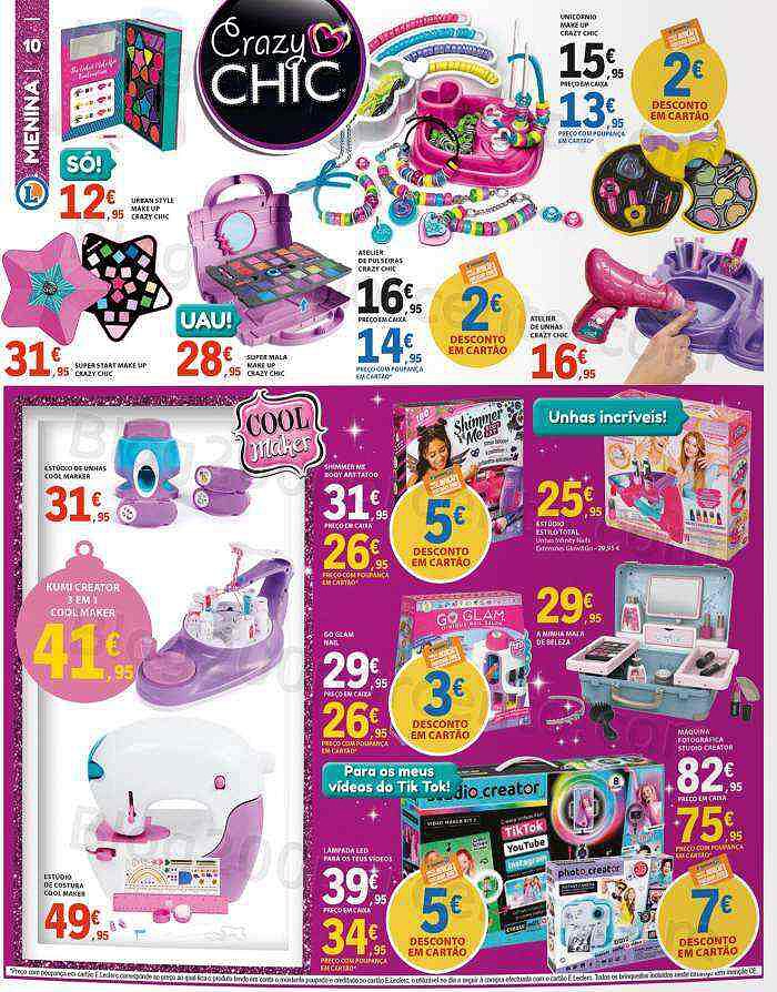 Antevisão Folheto E-LECLERC Brinquedos e Ofertas de Natal Promoções de 8 novembro a 8 dezembro