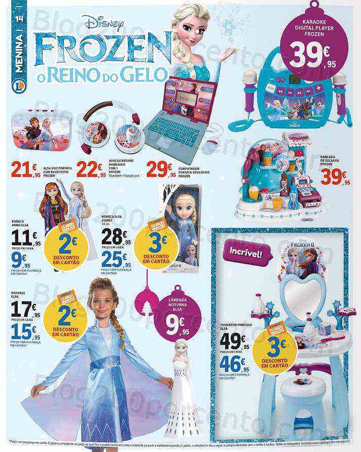 Antevisão Folheto E-LECLERC Brinquedos e Ofertas de Natal Promoções de 8 novembro a 8 dezembro