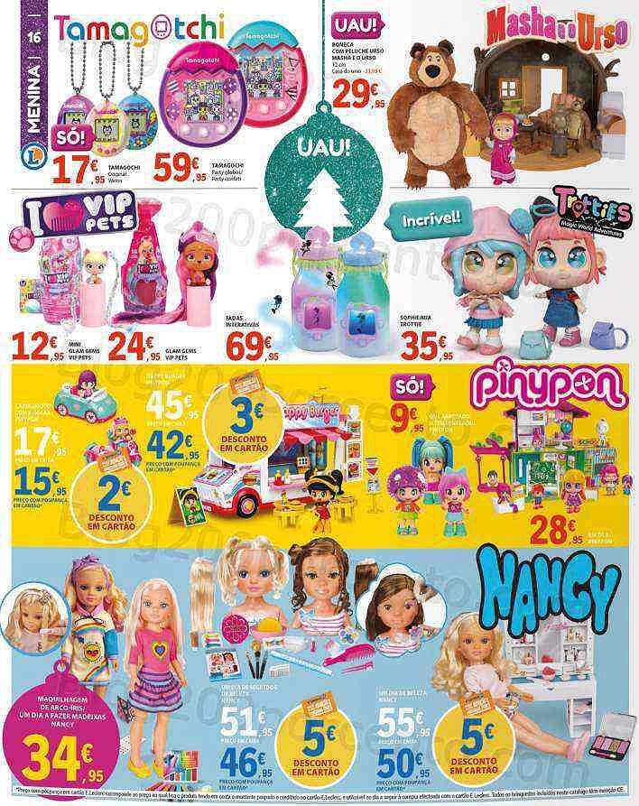 Antevisão Folheto E-LECLERC Brinquedos e Ofertas de Natal Promoções de 8 novembro a 8 dezembro