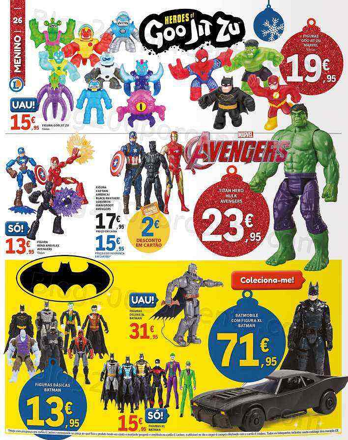 Antevisão Folheto E-LECLERC Brinquedos e Ofertas de Natal Promoções de 8 novembro a 8 dezembro