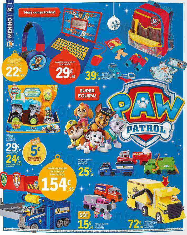 Antevisão Folheto E-LECLERC Brinquedos e Ofertas de Natal Promoções de 8 novembro a 8 dezembro