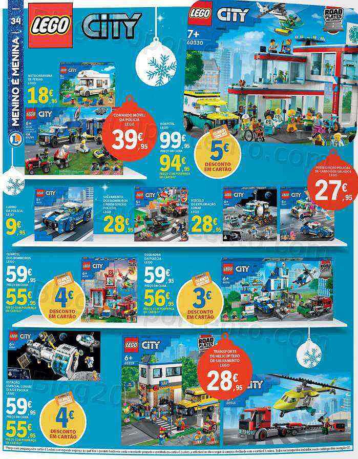Antevisão Folheto E-LECLERC Brinquedos e Ofertas de Natal Promoções de 8 novembro a 8 dezembro