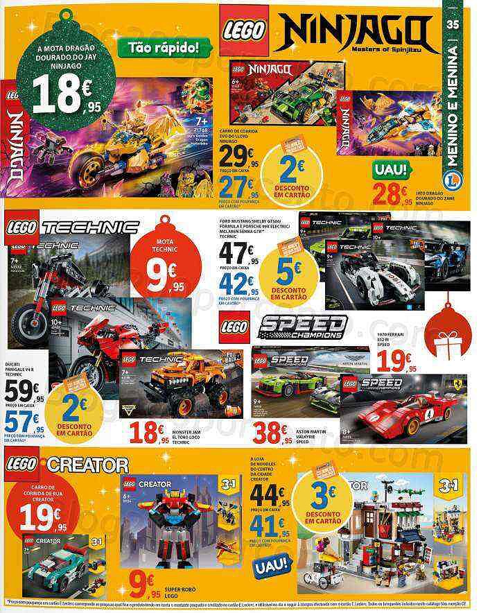 Antevisão Folheto E-LECLERC Brinquedos e Ofertas de Natal Promoções de 8 novembro a 8 dezembro