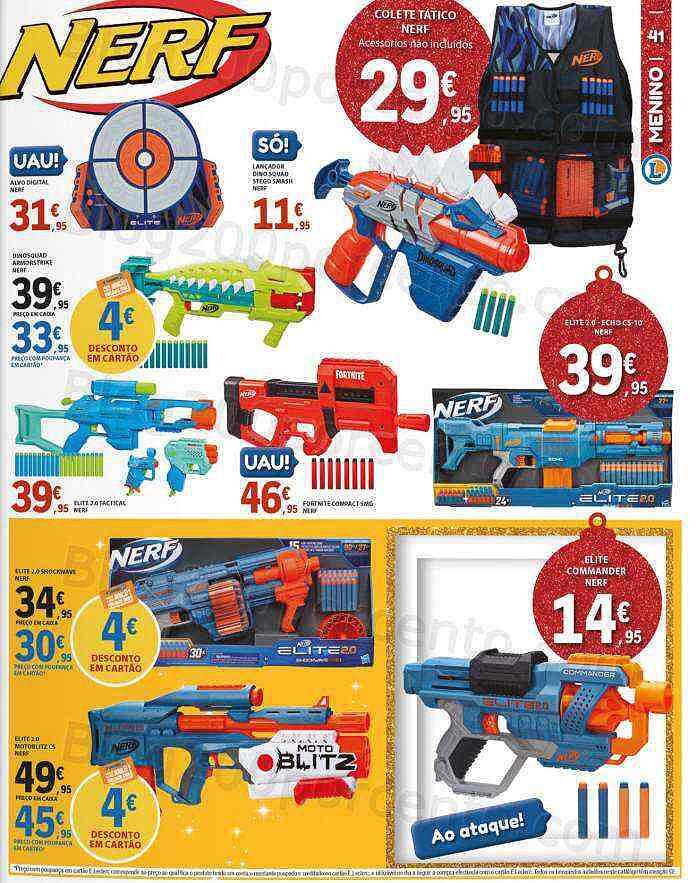 Antevisão Folheto E-LECLERC Brinquedos e Ofertas de Natal Promoções de 8 novembro a 8 dezembro