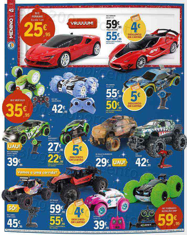 Antevisão Folheto E-LECLERC Brinquedos e Ofertas de Natal Promoções de 8 novembro a 8 dezembro