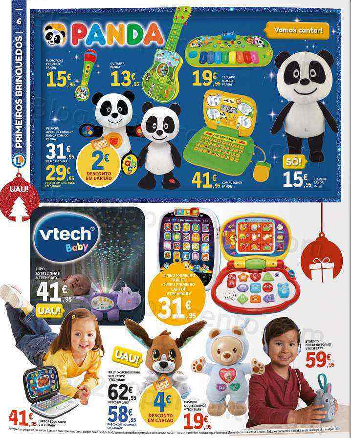 Antevisão Folheto E-LECLERC Brinquedos e Ofertas de Natal Promoções de 8 novembro a 8 dezembro