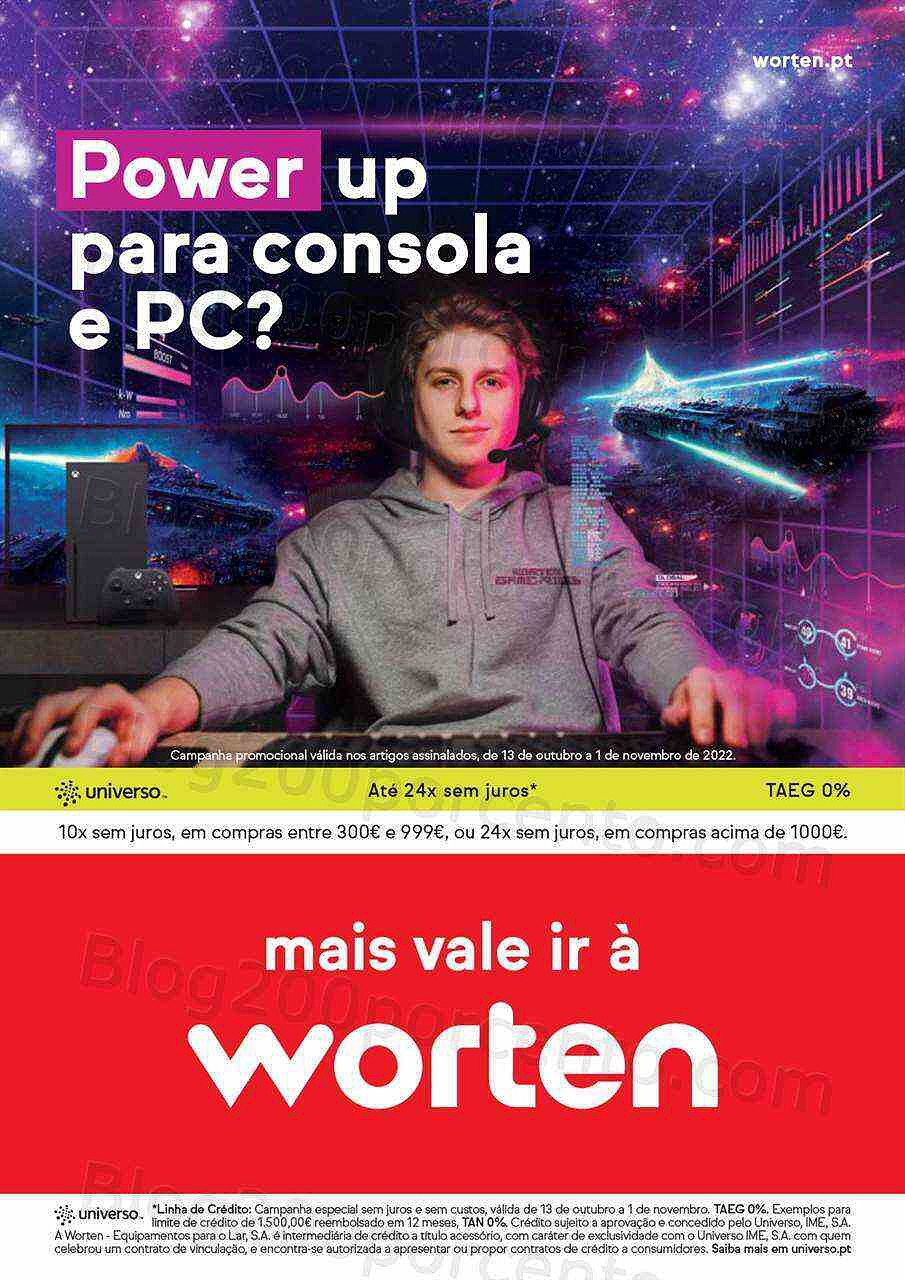 Antevisão Folheto WORTEN Especial Gaming Promoções até 1 novembro