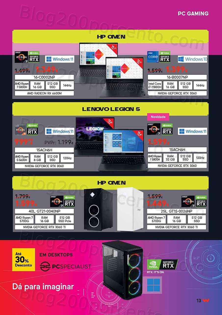 Antevisão Folheto WORTEN Especial Gaming Promoções até 1 novembro